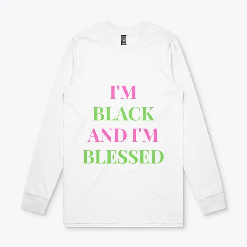 Black and Blessed/Pink & Green