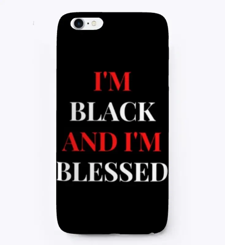 Black and Blessed/Red & Wht.